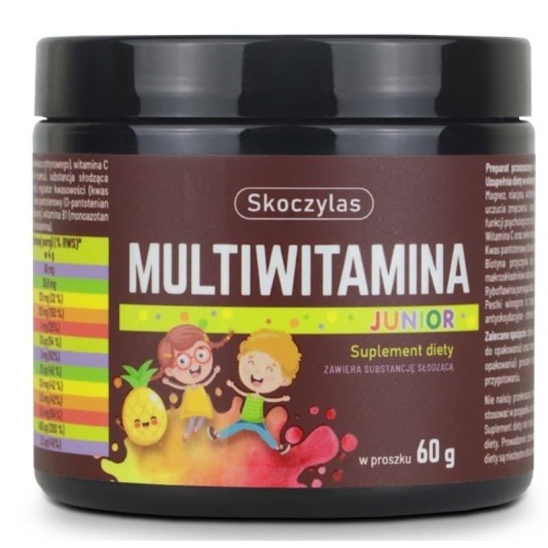 Skoczylas Monivitamiini juniori jauheena 60g – Skoczylas pakkaus