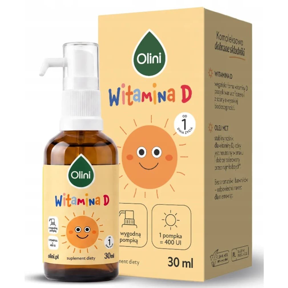Olini - D-vitamin til børn og spædbørn - 30 ml
