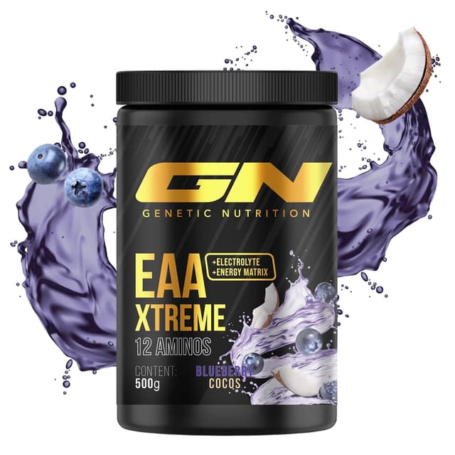 GN Genetic Nutrition - GN EAA Xtreme - Blåbär och kokos, 500 g – GN Genetic Nutrition