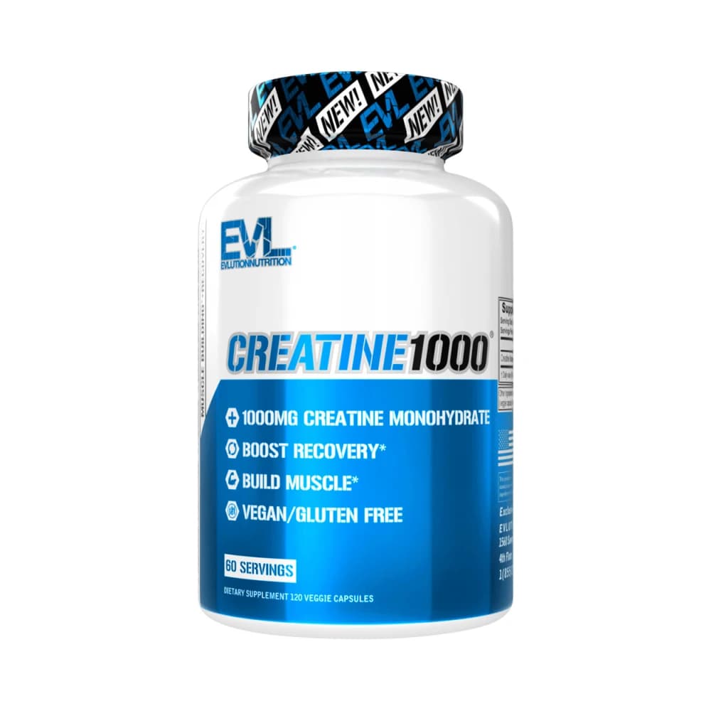 EVLution Nutrition - Creatine 1000 Unflavoured - 120 Capsules