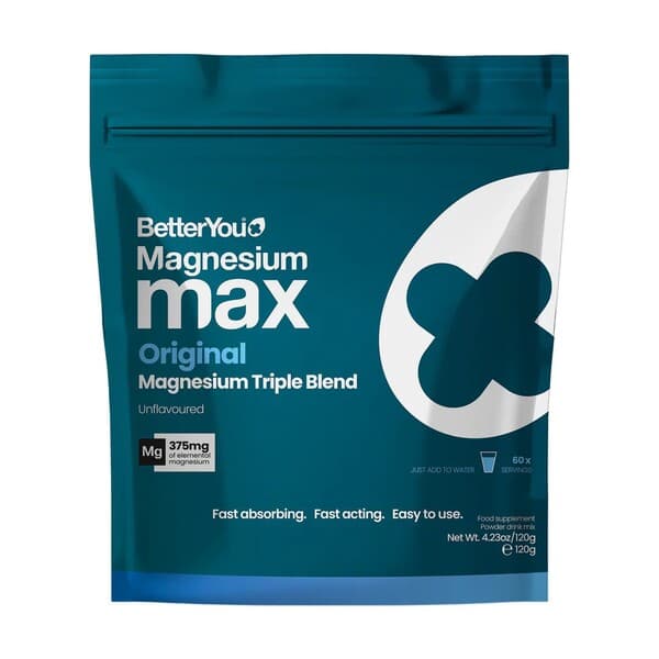 Better You - Magnesium Max Original - 120g – Better You förpackning