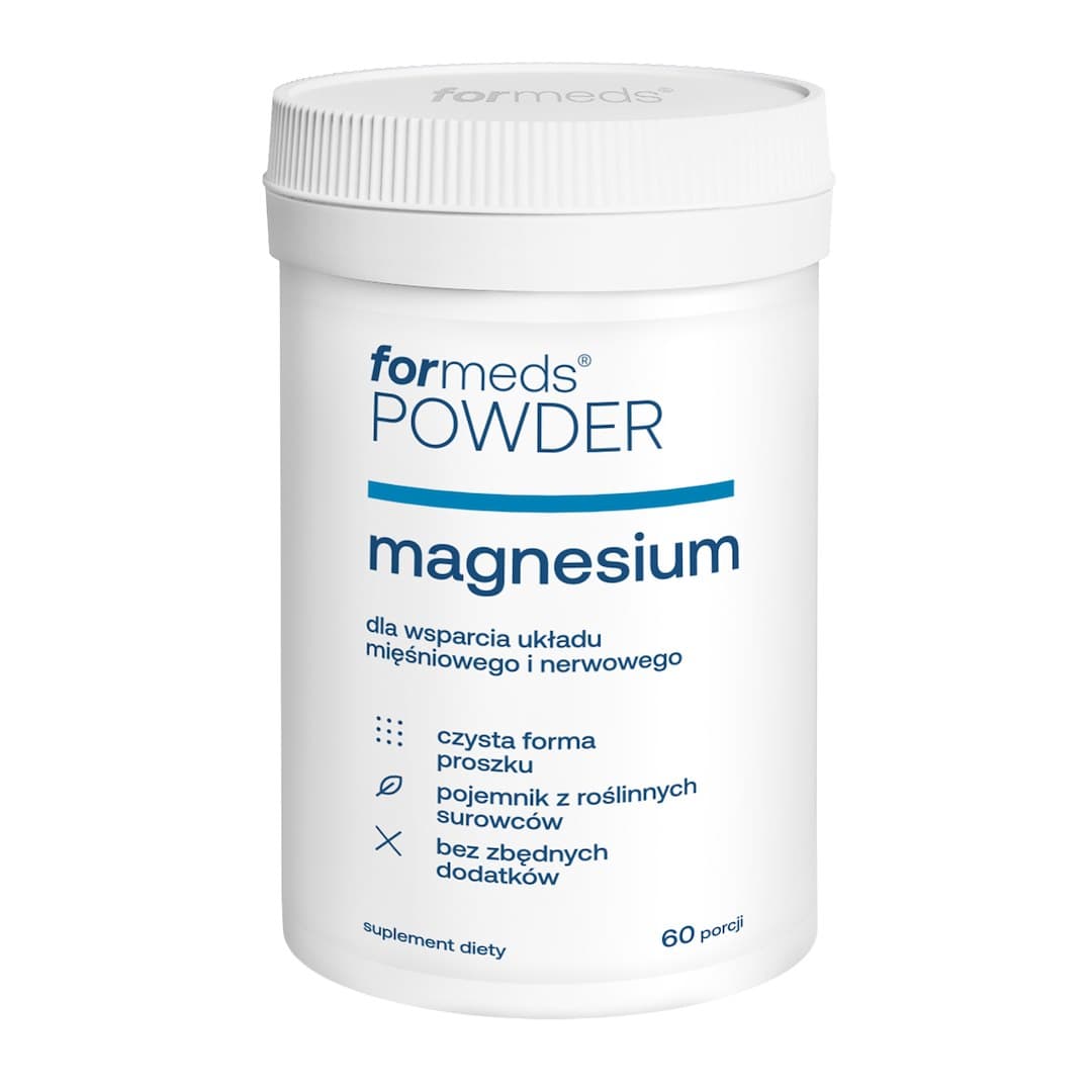 FORMEDS - POWDER magnesium (60 g) – FORMEDS förpackning