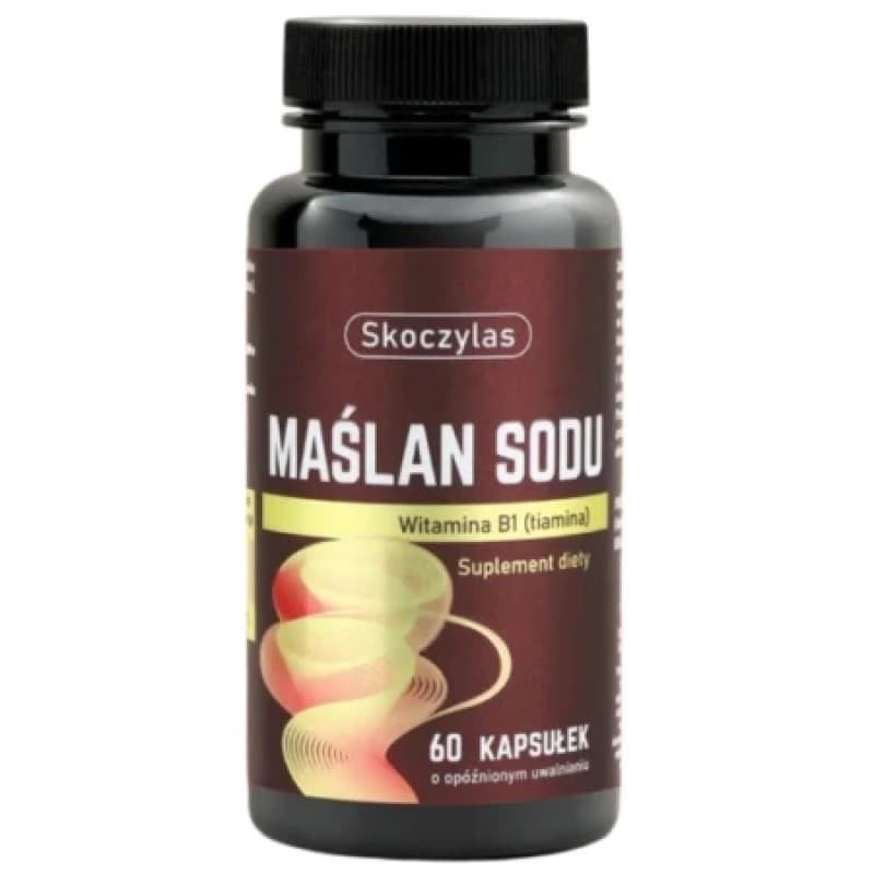 Skoczylas - Sodium Butyrate with Vitamin B1 - 60 Capsules – Skoczylas förpackning