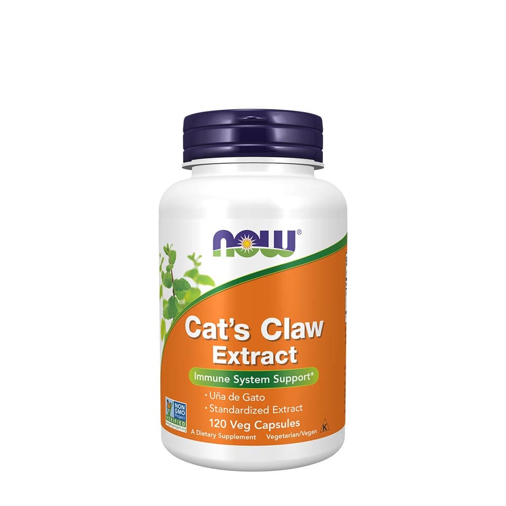 NOW Foods - Cat'S Claw Extract - 120 Vcaps – NOW Foods förpackning