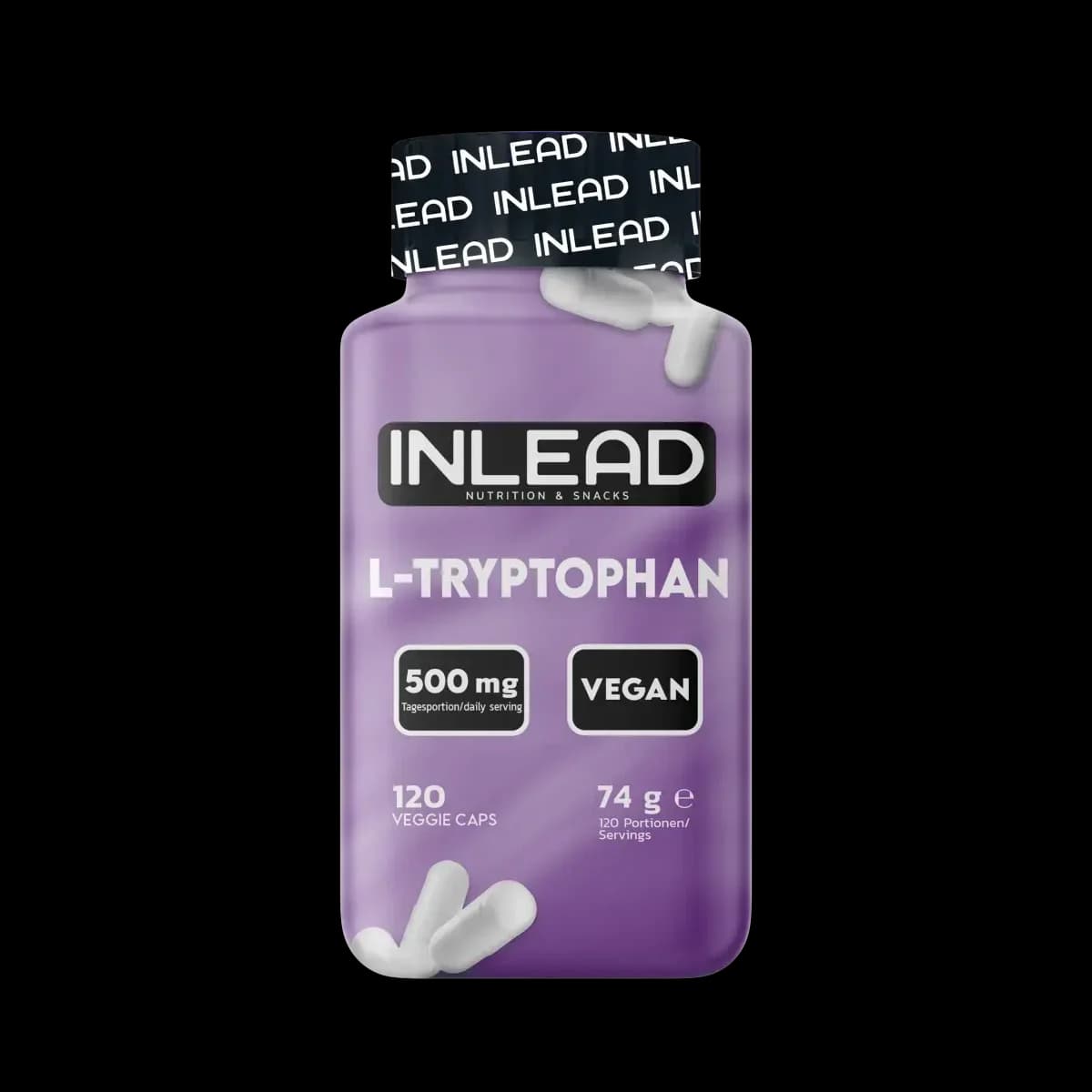 Inlead - L-tryptofan - 120 kapsler – Inlead emballage