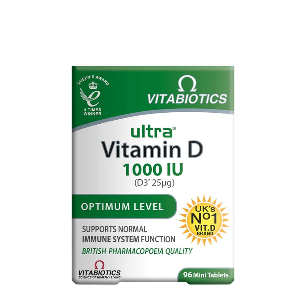 Vitabiotics - Ultra Vitamin D 1000IU - 96 Mini Tabs