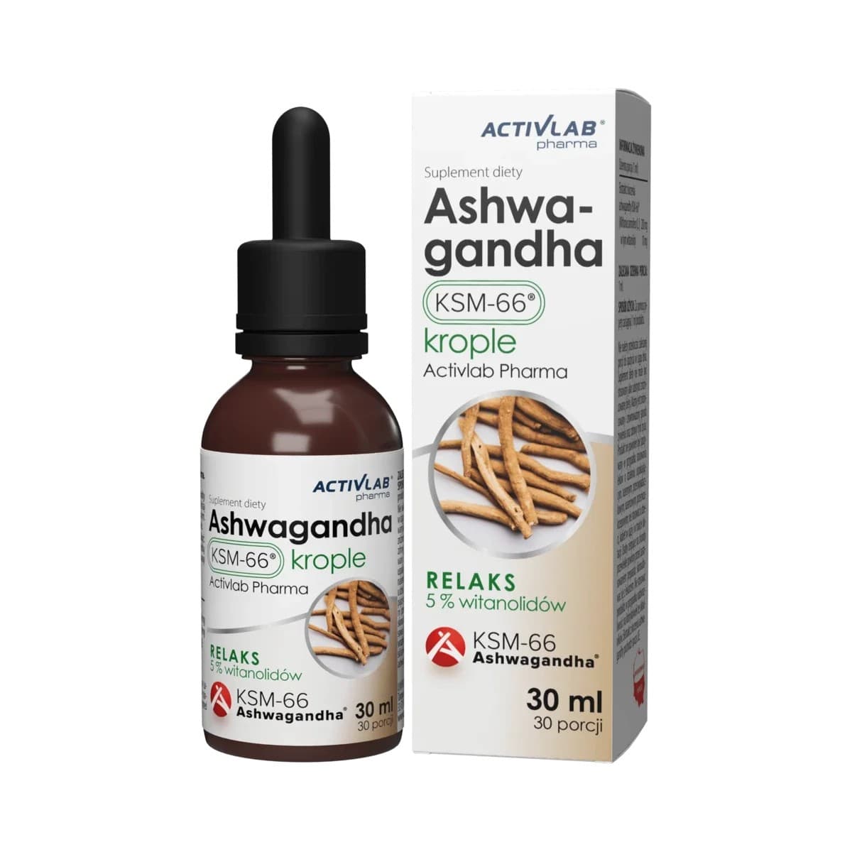 Activlab - Pharma Ashwagandha KSM-66® - 30 ml tippaa