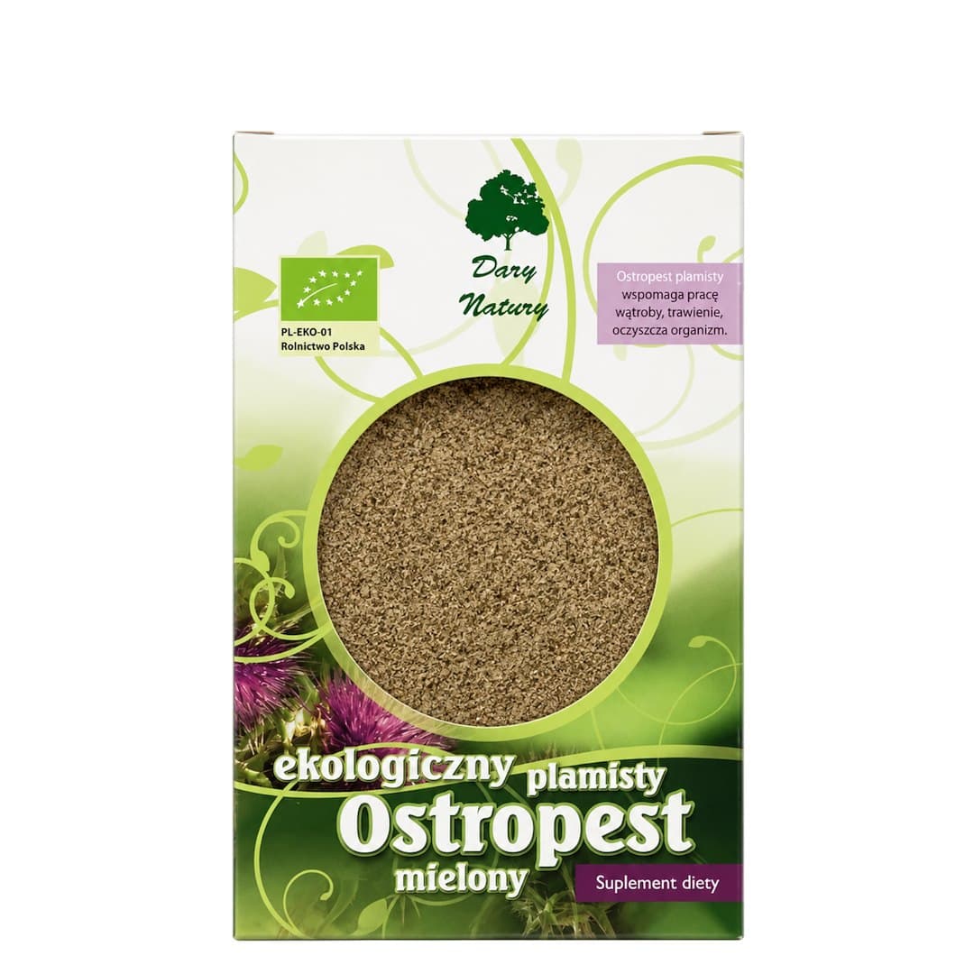 Dary Natury - Organic Ground Milk Thistle – Dary Natury förpackning