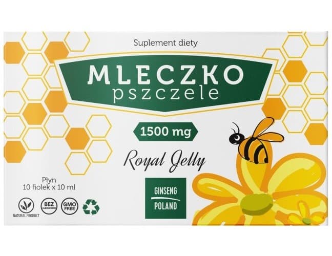 Ginseng Poland - Royal Jelly - 10 x 10ml – Ginseng Poland förpackning