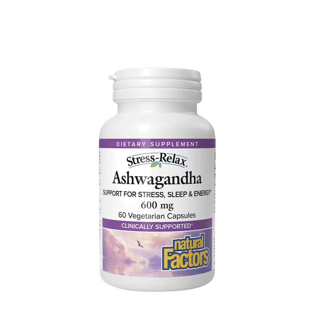 Natural Factors - Stress-Relax Ashwagandha – Natural Factors förpackning