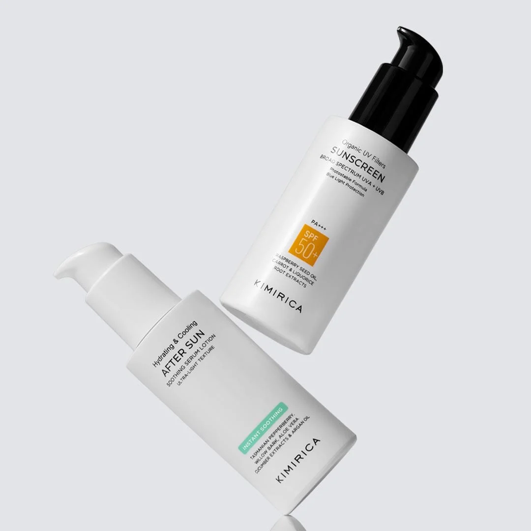 KIMIRICA - Sunscreen & After Sun Set – KIMIRICA förpackning