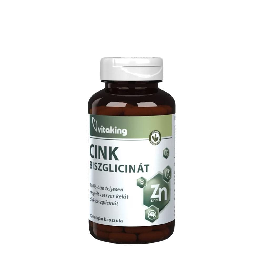 Vitaking Zinc Bisglycinate 25 mg – Vitaking förpackning