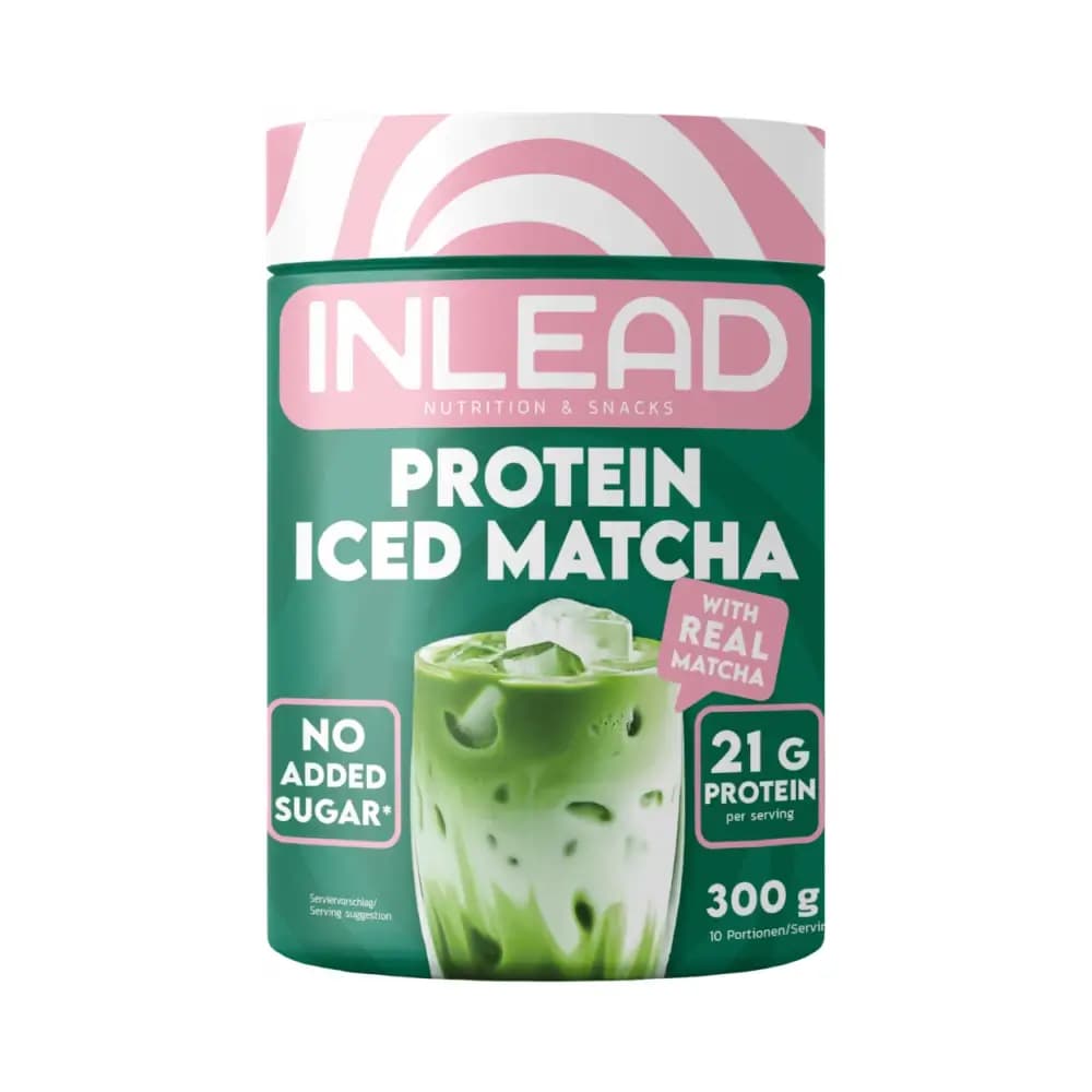 Inlead - Protein Iced Matcha - 300g – Inlead förpackning