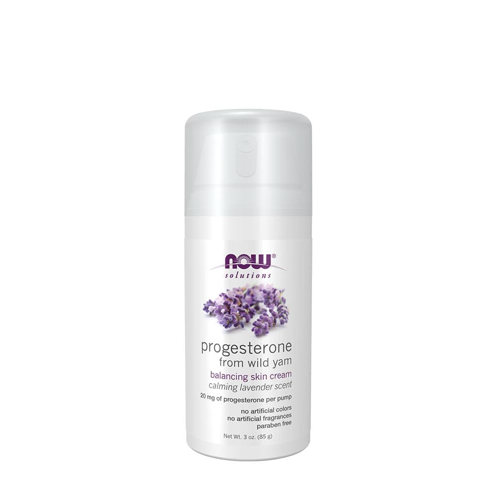 NOW Foods - Progesterone from Wild Yam Balancing Skin Cream – NOW Foods förpackning
