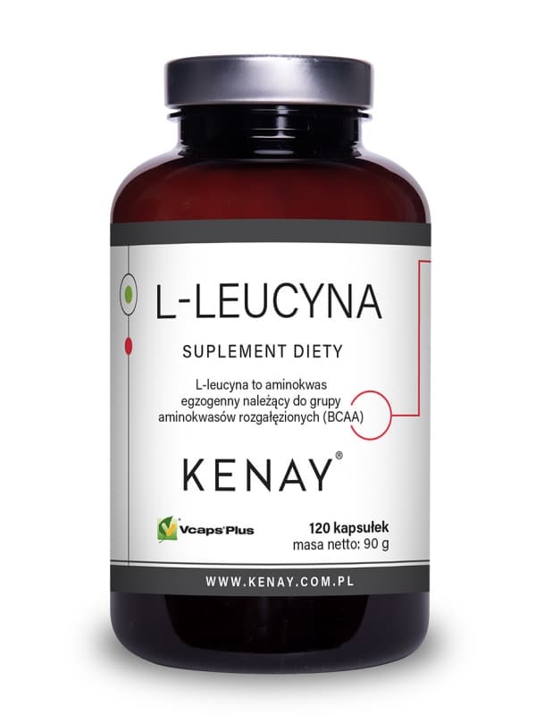 Kenay - L-leucin - 120 kapslar – förpackning