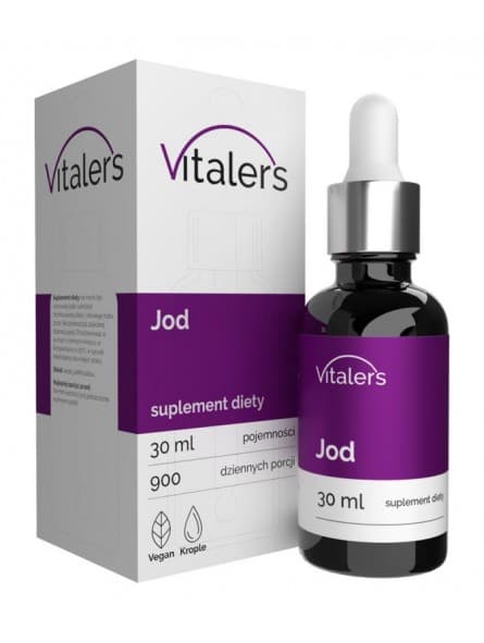 Vitalers - Jod 150µg 30ml – Vitalers förpackning