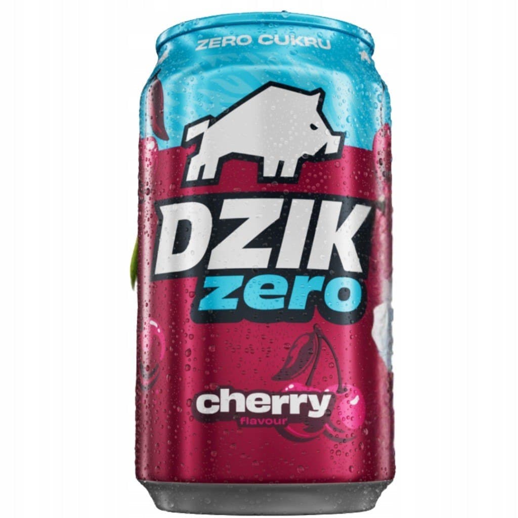 WK Dzik - Kirsikka Zero Kofeiiniton 330ml – DZIK pakkaus
