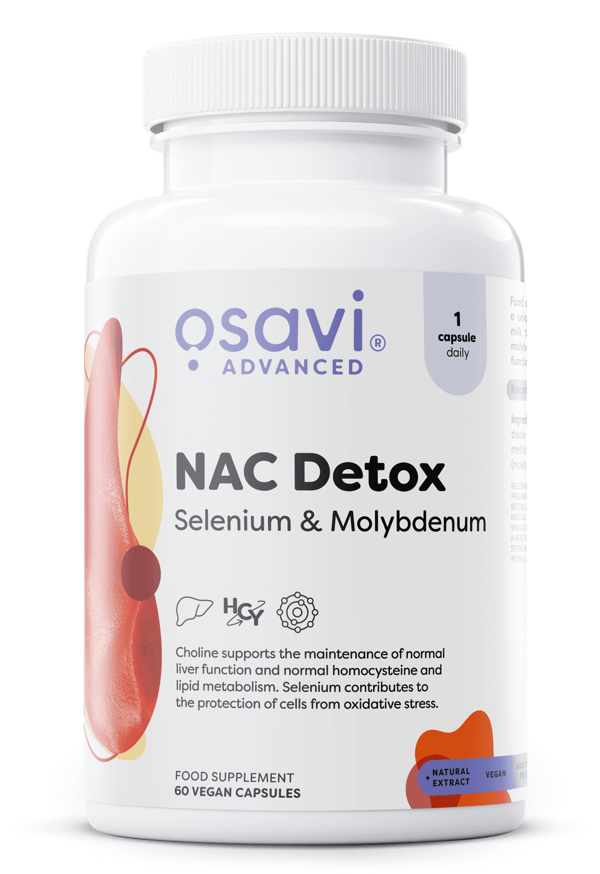Osavi - NAC Detox, Selenium & Molybdenum – Osavi förpackning
