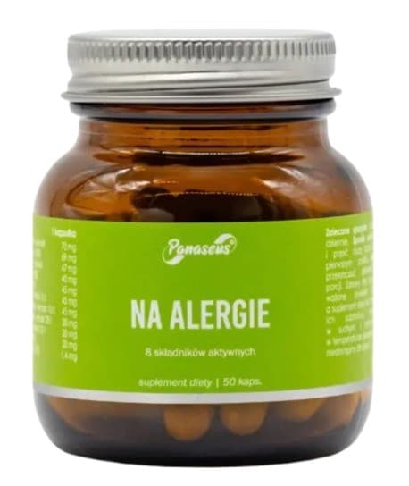 Panaseus - For Allergies (50 Caps) – Panaseus förpackning