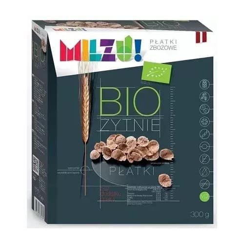 Milzu - Ruiskaura- ja Kaurahelmi BIO - 300g – Milzu pakkaus