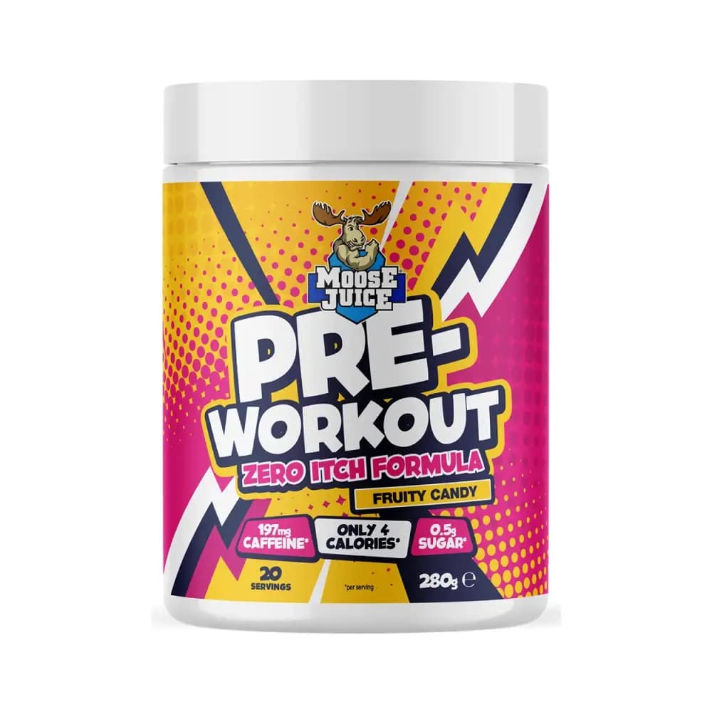 Muscle Moose Pre-Workout Zero Itch Formula – Muscle Moose förpackning