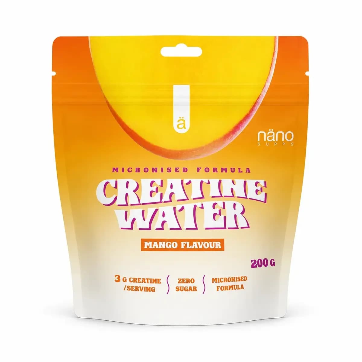 Nanosupps - Kreatinvand – Nanosupps emballage