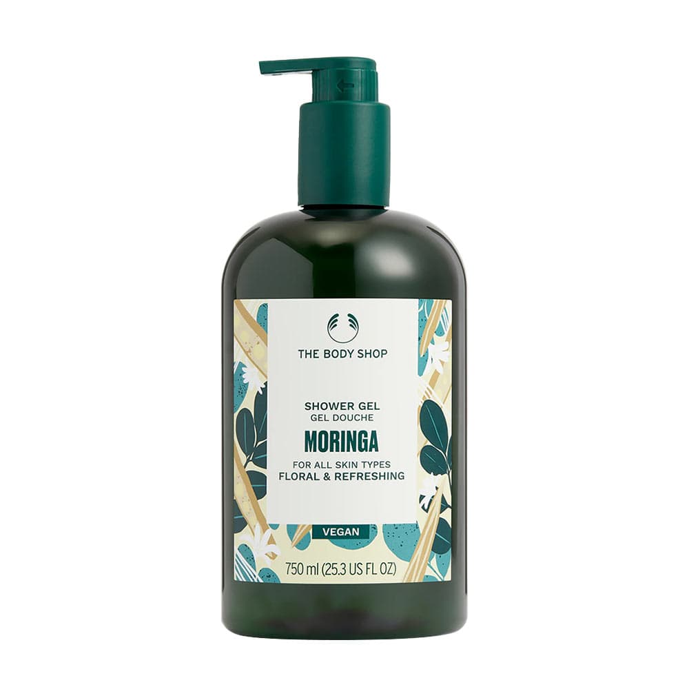 The Body Shop Moringa Shower Gel - 750 ml – The Body Shop förpackning