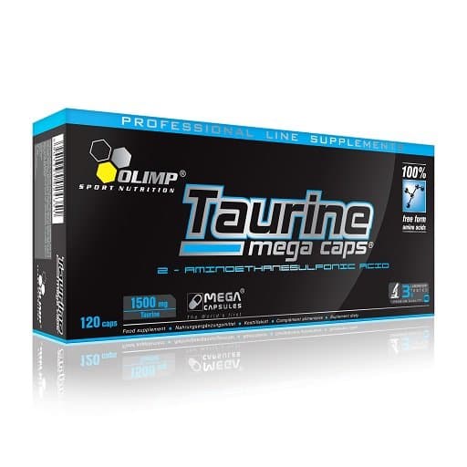 Olimp Labs - Taurine Mega Caps - 120 kapslar – förpackning
