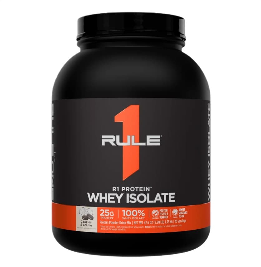 Rule One - Heraproteiini-isolaatti, keksit ja kerma – Rule One pakkaus