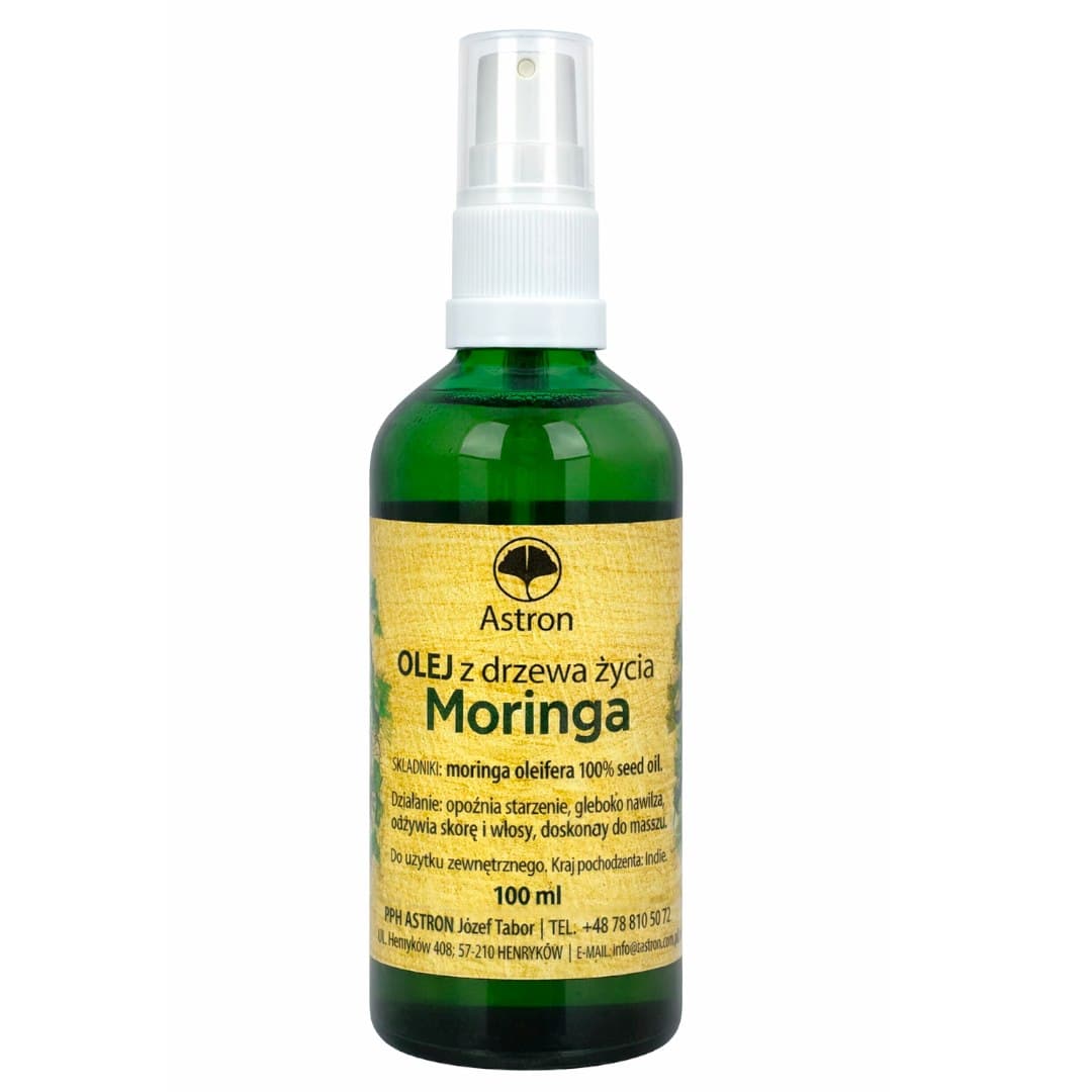 Astron - Moringa Tree Of Life Oil 100ml – Astron förpackning