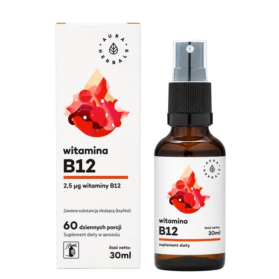 Aura Herbals - Vitamin B12 Forte Spray - 30ml