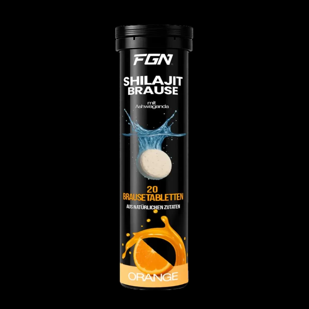 FGN - Shilajit - Appelsiini, 20 poretablettia, 0,2 kg – FGN pakkaus