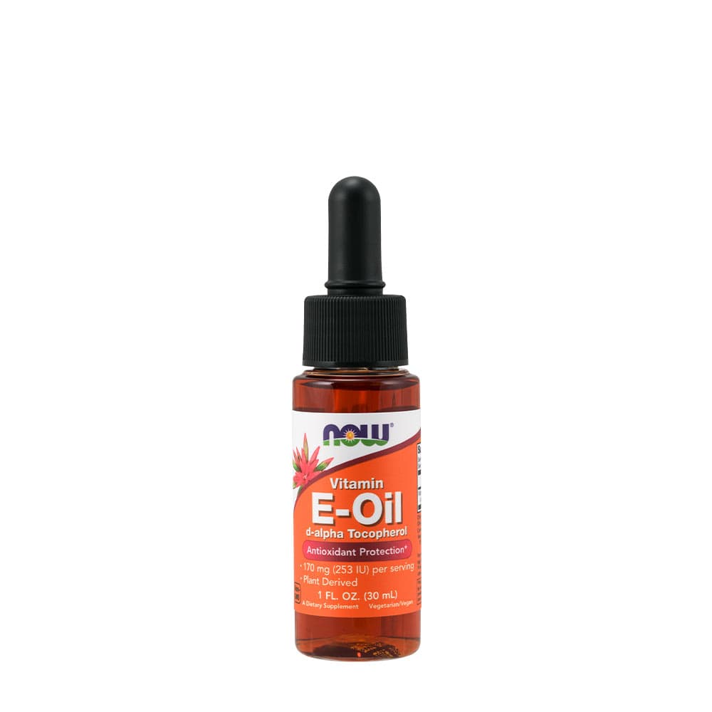 NOW Foods - Natural E-Oil – NOW Foods förpackning