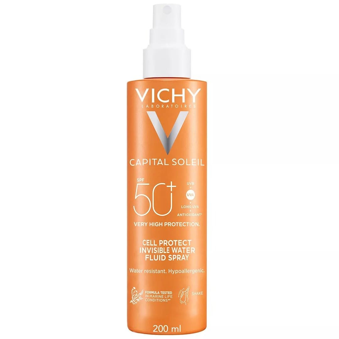 Serica - Vichy Capital Soleil SPF50+ 200 ml – Vichy pakkaus