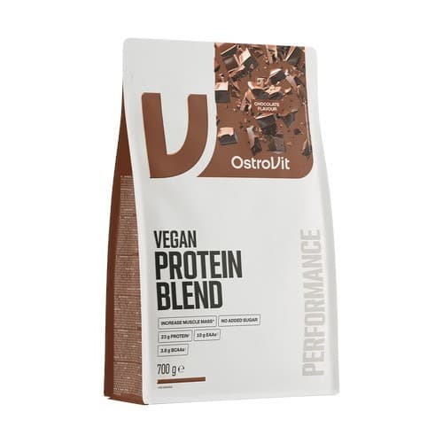 Ostrovit - Vegansk Proteinblanding Chokolade 700g – OstroVit emballage