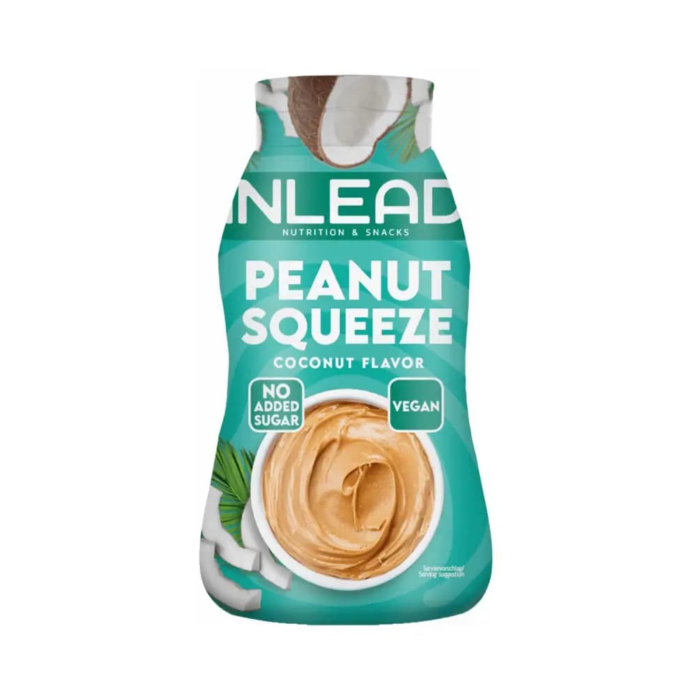 Inlead - Peanut Squeeze - Coconut - 520g – Inlead förpackning