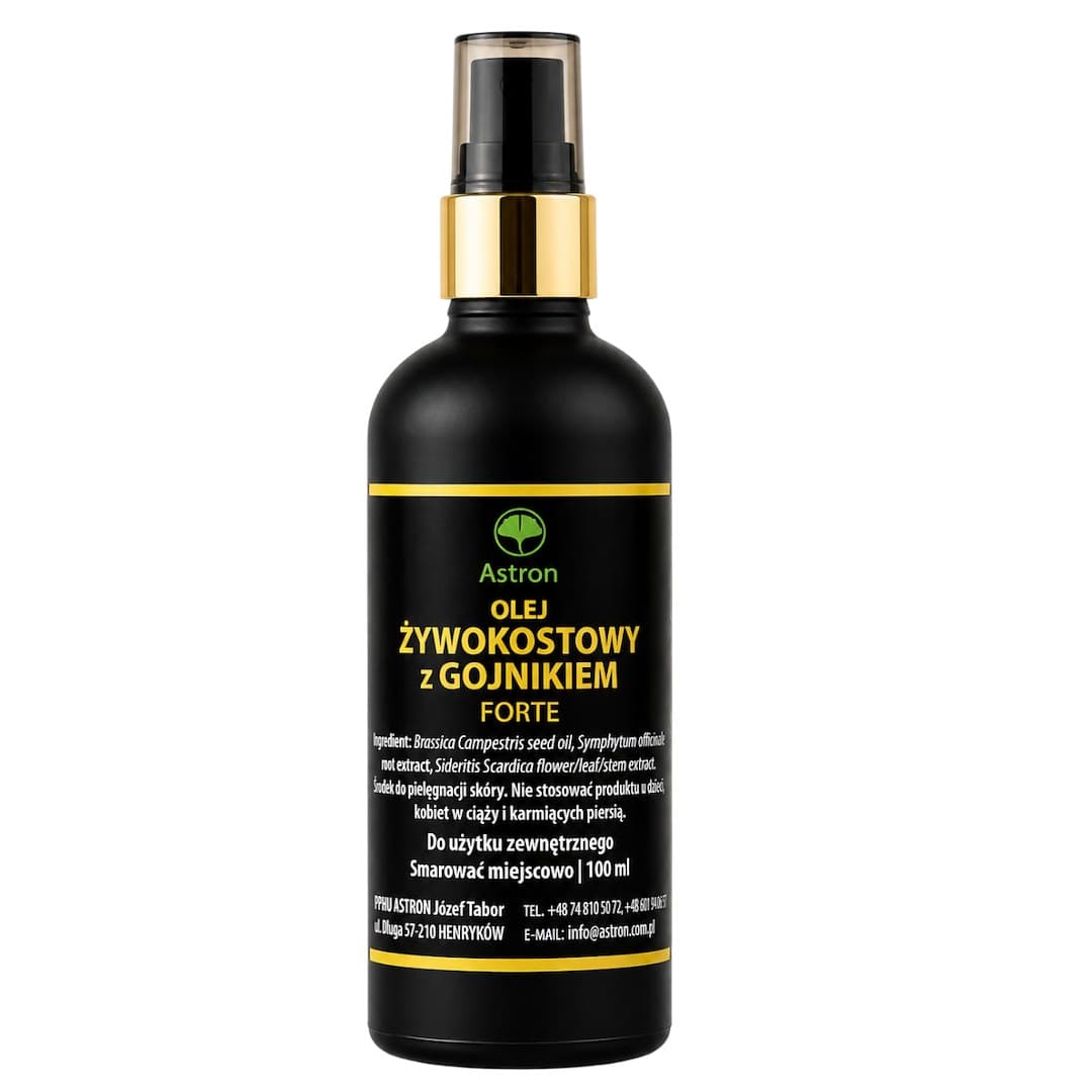 Astron - Nokkosen ja bergstejin öljy FORTE 100ml – Astron pakkaus