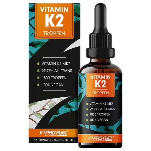 Profuel - Vitamin K2 - 1800 dråber, 50 ml – Profuel emballage