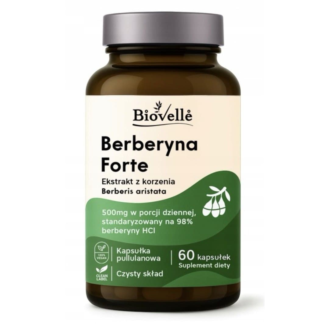 Biovelle - Berberin Forte - 60 kapslar – förpackning