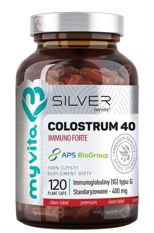MyVita Colostrum 40 Immuno Forte Standardized – MyVita emballage