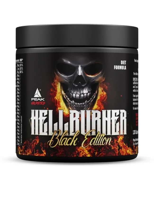 Peak - Hellburner Black Edition - Standard, 120 kapslar – Peak förpackning