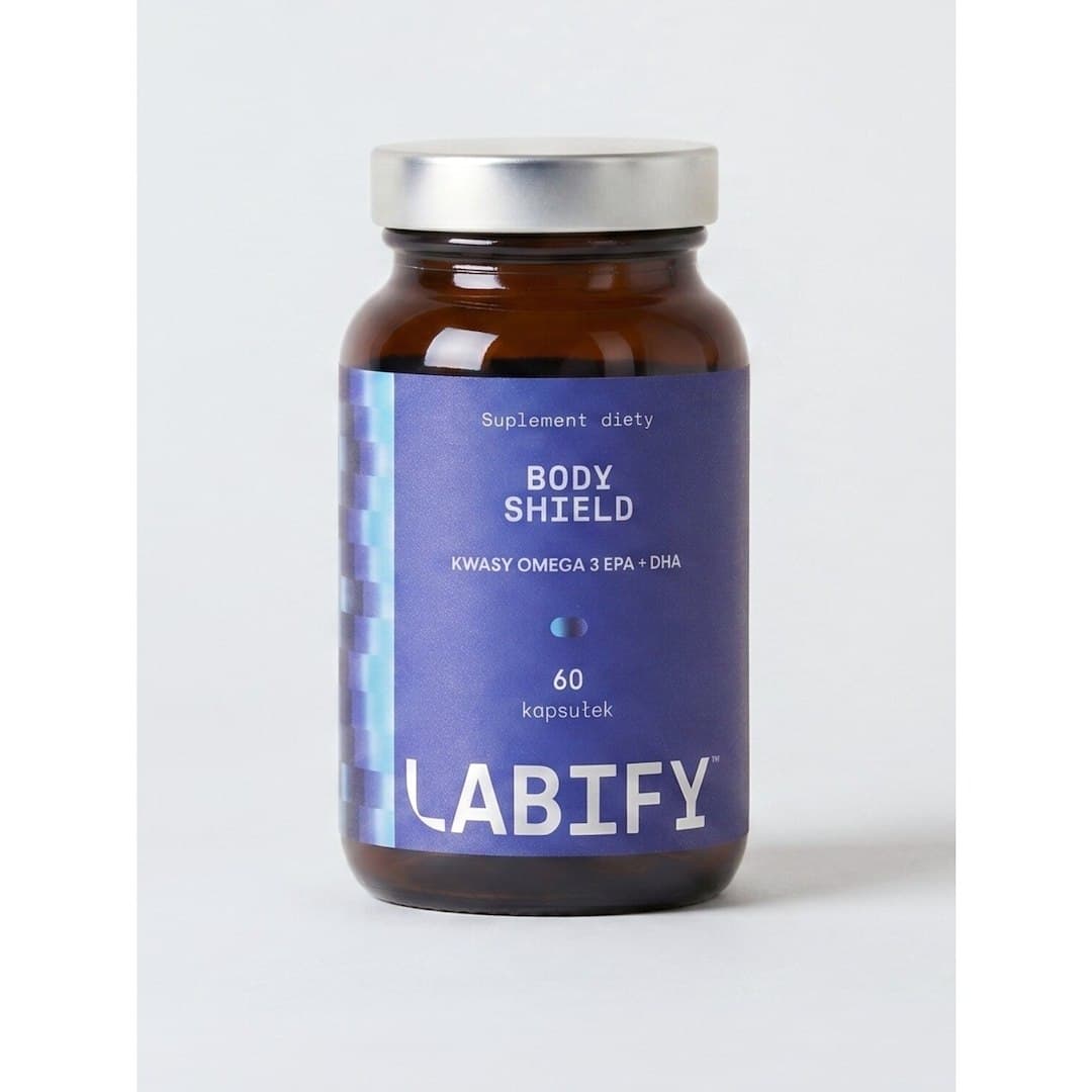 Labify - Omega-3 (EPA+DHA) + Vitamin E Capsules - 60 caps – Labify förpackning