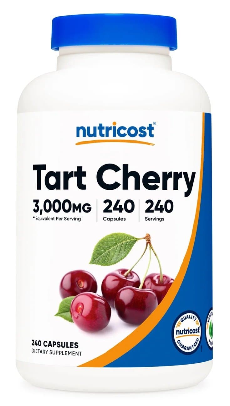Nutricost - Tart Cherry Extract 300mg - 240 Capsules – Nutricost emballage
