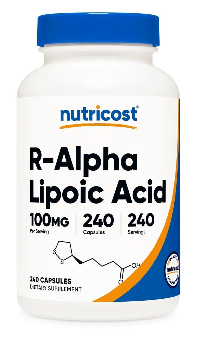 Nutricost - R-Alpha Lipoic Acid - 240 Capsules – Nutricost förpackning