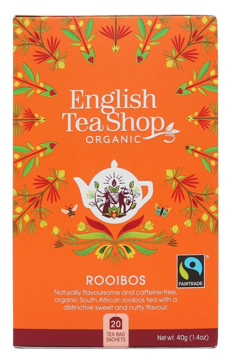 English Tea Shop - Rooibos - 40g (1.4oz), 20 tea bags – English Tea Shop förpackning