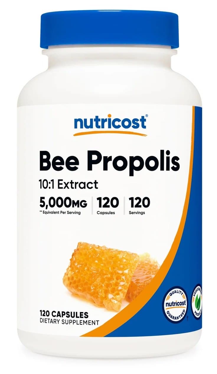 Nutricost - Bi Propolis 10:1 Ekstrakt - 120 Kapslar – Nutricost emballage