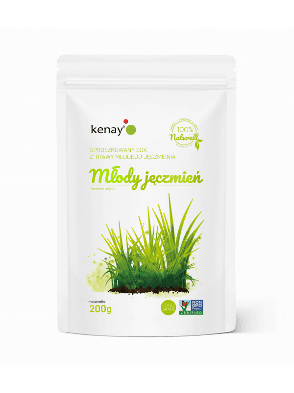 Kenay - Pulver av ungt korngräs - 200 g – förpackning