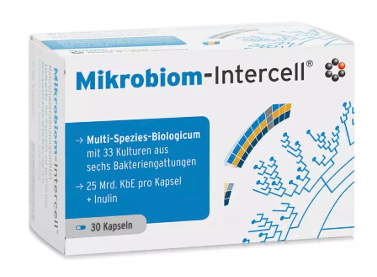 Intercell Pharma - Mikrobiom Intercell - 30 Kapseln – Intercell förpackning