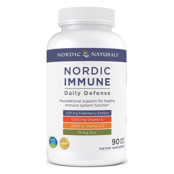Nordic Naturals - Nordic Immune Daily Defense - 90 Soft Gels – Nordic Naturals förpackning