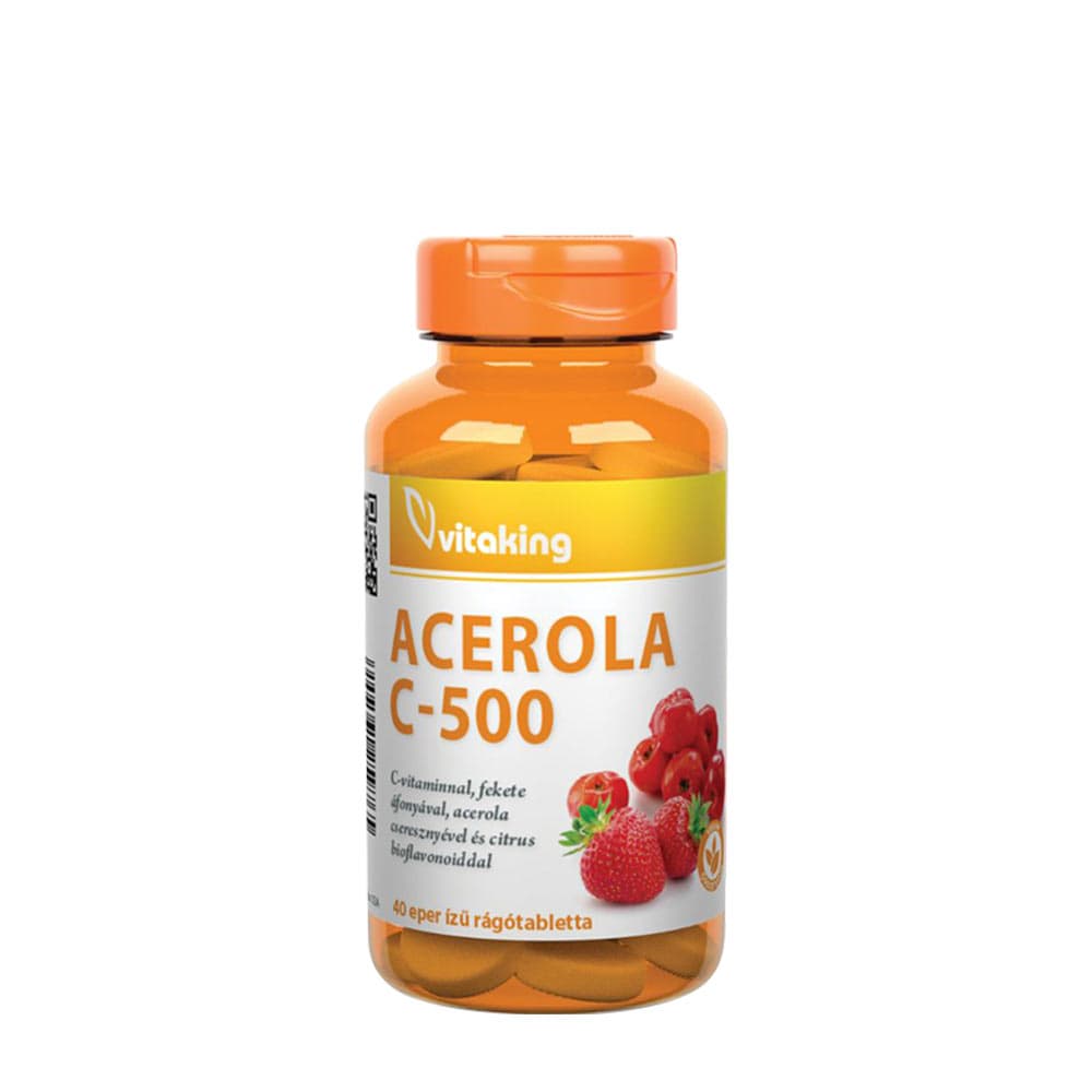 Vitaking - Vitamin C 500 Acerola Raspberry - 40 Tabs